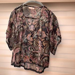 Band of Gypsies sheer blouse